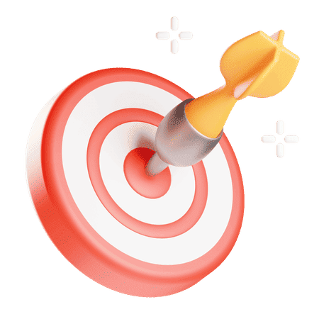 bullseye image referencing the website's mission